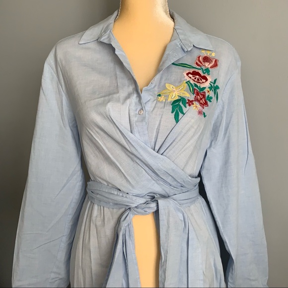 ZARA SHIRT DRESS SIZE M - Picture 2 of 9